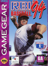 RBI Baseball 94 Sega Game Gear  box art